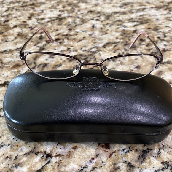 Coach Glasses Della (128) Burgundy - Picture 3 of 10